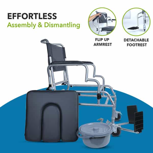 Everactiv Commode Transfer Chair