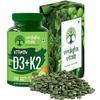 Vruksha Vitals Vit D3 & K2 100% Rda 200 Tablets- Plant Based Vitamin Capsules Supplement