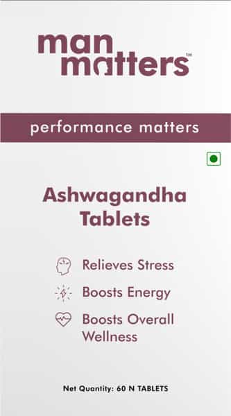 Man Matters Ashwagandha Tablets - Pack Of 60