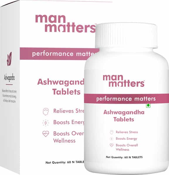 Man Matters Ashwagandha Tablets - Pack Of 60