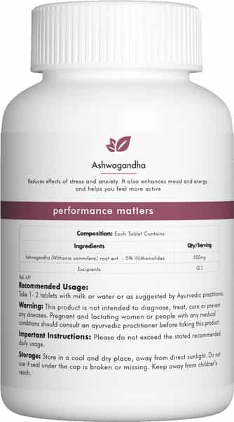 Man Matters Ashwagandha Tablets - Pack Of 60