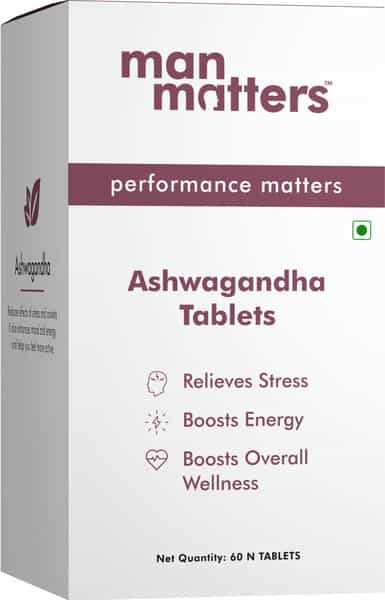 Man Matters Ashwagandha Tablets - Pack Of 60