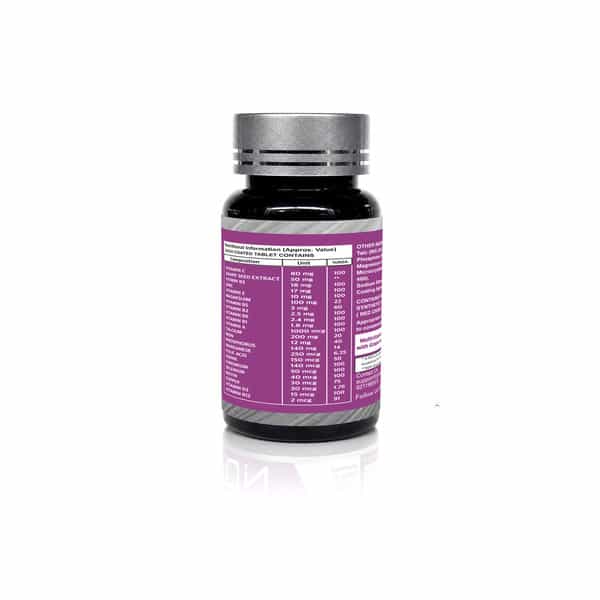 Zeniqua Daily Vibes Advance | Multivitamin For Adults | 30 Tablets