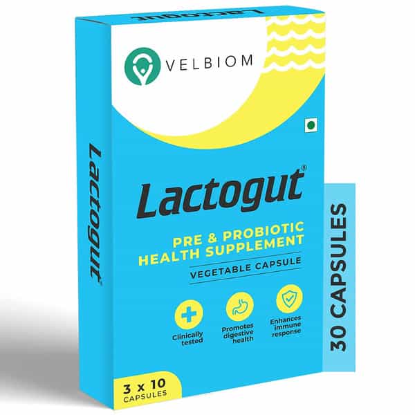 Lactogut Probiotic For Gut Health 30 No's