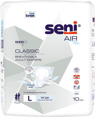 Seni Air Classic Adult Diapers Large 10