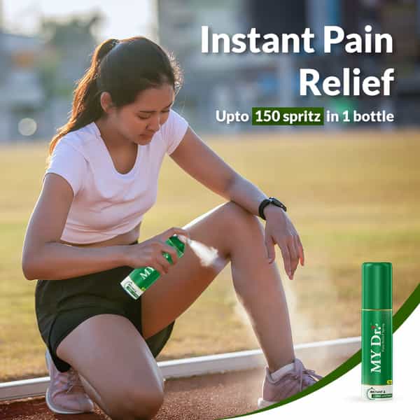 My Dr.pain Relief Spray Instant Relief From Back | Knee | Neck | Shoulder | Muscle 50G Pack Of 3