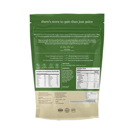 Cosmix No- Nonsense Plant Protein - Kerala Vanilla Bean 500g (Pack Of 1)