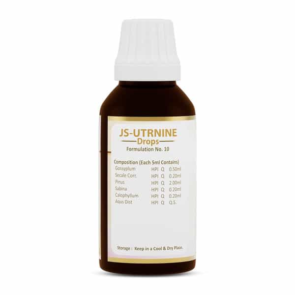 Jeena Sikho Js-Utrnine Drop | General Drops For Uterine Care | Provides Comfort & Ease | 30 Ml