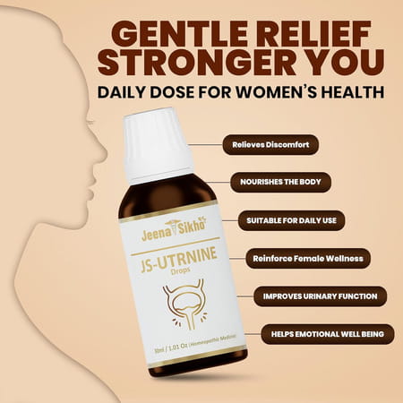 Jeena Sikho Js-Utrnine Drop | General Drops For Uterine Care | Provides Comfort & Ease | 30 Ml