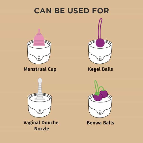 Pee Safe Menstrual Cup Steam Sterilizer (1N)