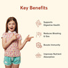 Bug Buddy Happy Gut Jolly Belly | Daily Gut Health Immunity Supplement For Kids | 15 Days Pack
