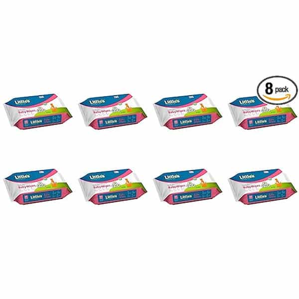 Little's Soft Cleansing Baby Wipes Pack Of 8 X 30 Wipes