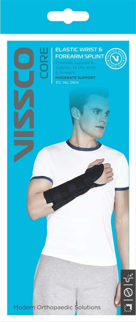Vissco Elastic Wrist Splint Long Size - 21cms