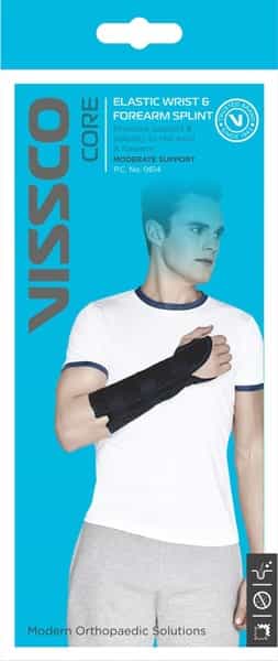 Vissco Elastic Wrist Splint Long Size - 21Cms