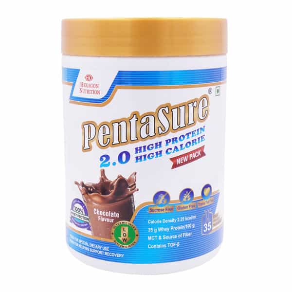 Pentasure 2.0 High Protein High Calorie | Chocolate Flavour |Weight Gainer | 400Gm