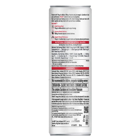 Muscleblaze Wrathx Energy Drink (Mixed Berry| Pack Of 6 (250ml) | Performance & Focus Booster