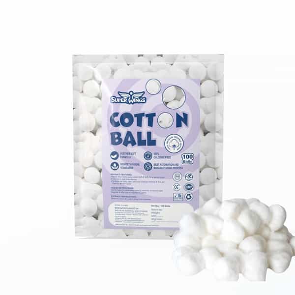 Super Wings Cotton Balls 100'S