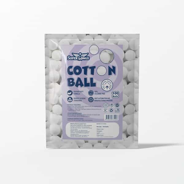 Super Wings Cotton Balls 100'S