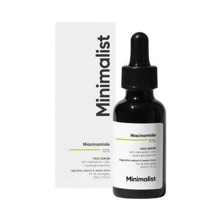 Minimalist Niacinamide 10% Serum For Blemishes Acne Marks Oil Balancing Acne & Dark Spot(30ml)