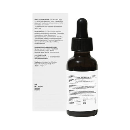 Minimalist Niacinamide 10% Serum For Blemishes Acne Marks Oil Balancing Acne & Dark Spot(30ml)