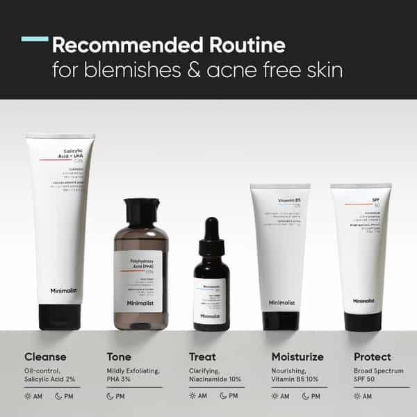Minimalist Niacinamide 10% Serum For Blemishes Acne Marks Oil Balancing Acne & Dark Spot(30Ml)