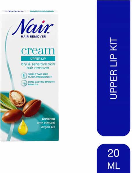 Nair Hair Remover - Enriched With Natural Argan Oil Upper Lip Kit | 20 Ml