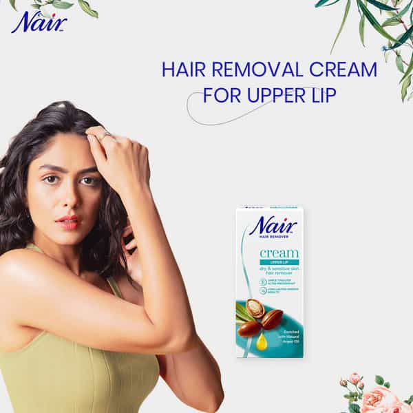 Nair Hair Remover - Enriched With Natural Argan Oil Upper Lip Kit | 20 Ml