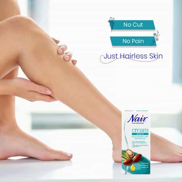 Nair Hair Remover - Enriched With Natural Argan Oil Upper Lip Kit | 20 Ml