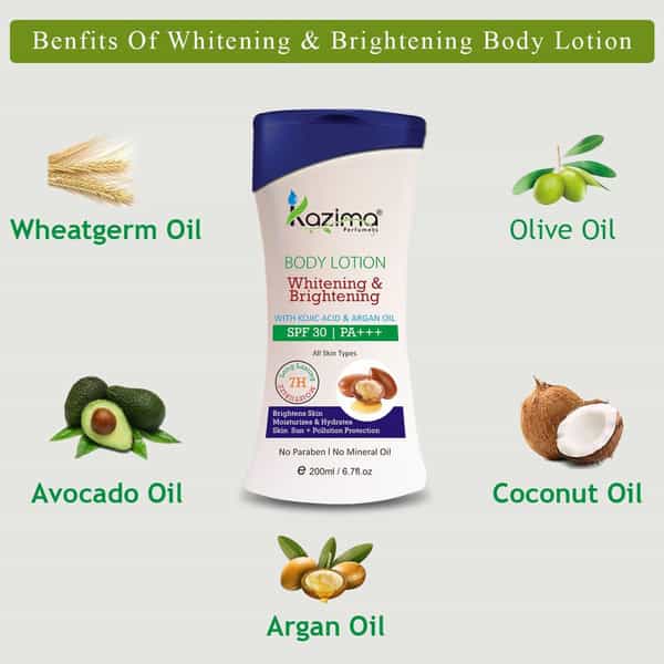 Kazima Whitening & Brightening Body Lotion (200Ml) Spf30|Pa+++ (200 Ml)