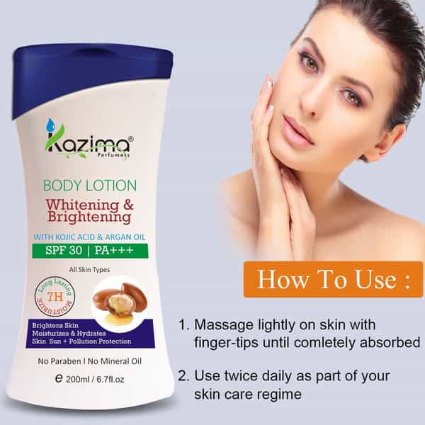 Kazima Whitening & Brightening Body Lotion (200Ml) Spf30|Pa+++ (200 Ml)