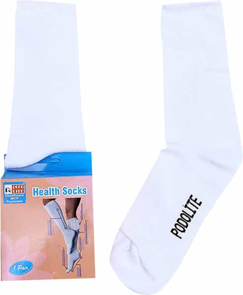 Podolite Diabetic White Socks 1