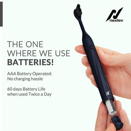 Nexlev Smart Electric Toothbrush For Adults - Black
