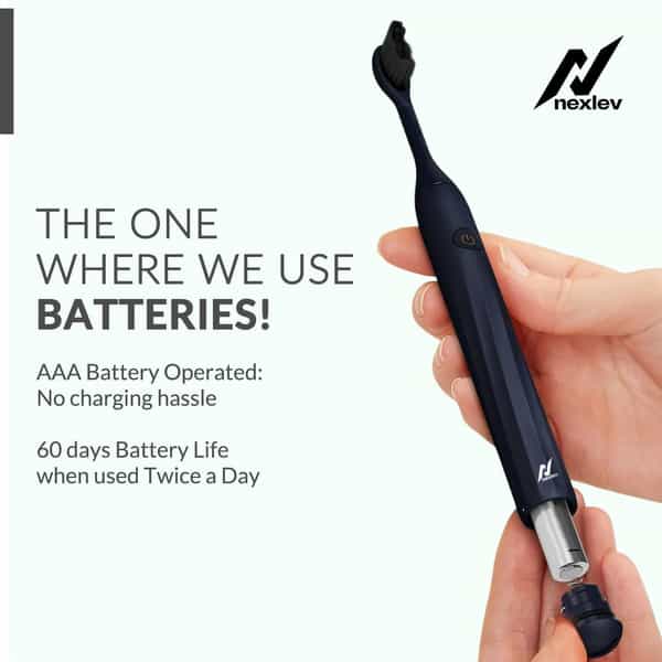 Nexlev Smart Electric Toothbrush For Adults - Black