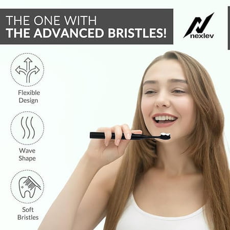 Nexlev Smart Electric Toothbrush For Adults - Black