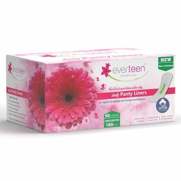 Everteen Daily Panty Liners - 60Pcs