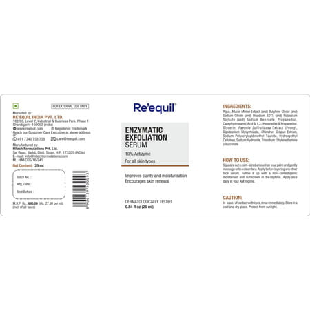 Re'Equil Daily Micro Peeling Enzymatic Exfoliation Serum