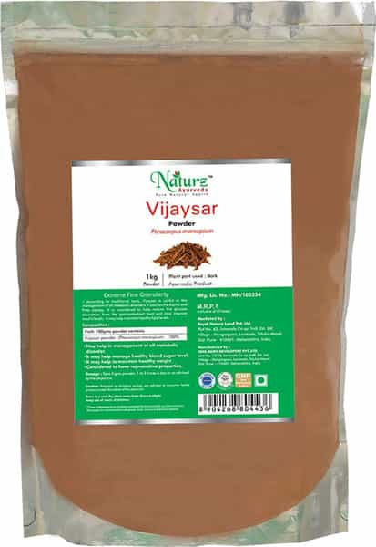 Navsagar Powder Buy NATURZ AYURVEDA VIJAYSAR POWDER NATURAL 1 KG Online & Get Upto 60% ...
