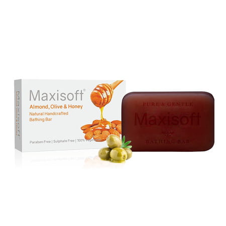 Maxisoft Natural Handcrafted | Bathing Bar | 75 Gm | Pack Of 3