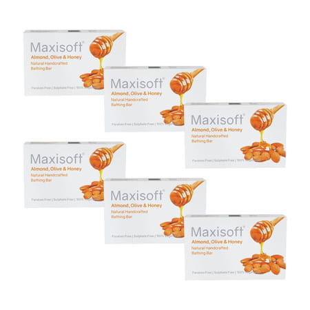 Maxisoft Natural Handcrafted | Bathing Bar | 75 Gm | Pack Of 3