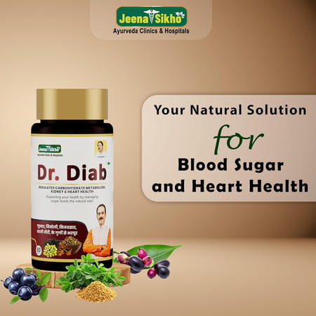 Jeena Sikho Dr. Diab | Control Blood Sugar | Blood Pressure | Better Heart Health | 60 Tablets