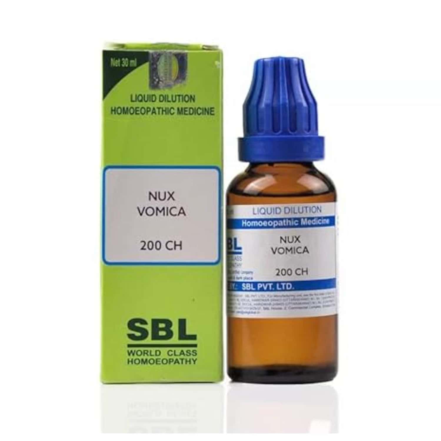Sbl Nux Vomica Dilution 200 Ch 30 Ml Pack Of 3