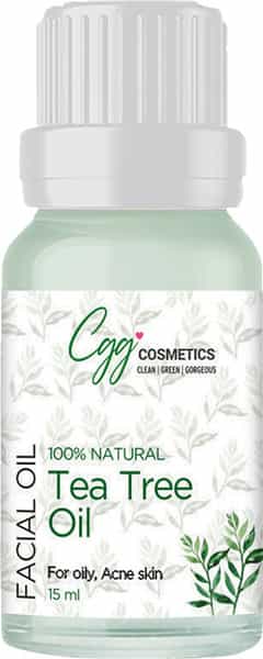 Cgg Cosmetics Tea Tree Facial Essential Oil With 100% Natural Tea Tree - 15Ml