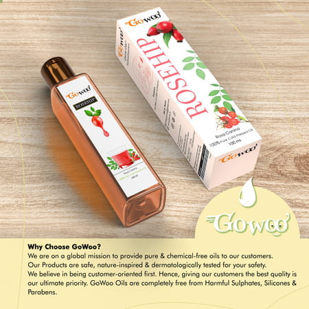 Pack Of 2 Bitter Orange Essential Oil & Rosehip Seed Oil - 100% Pure & Natural Oil