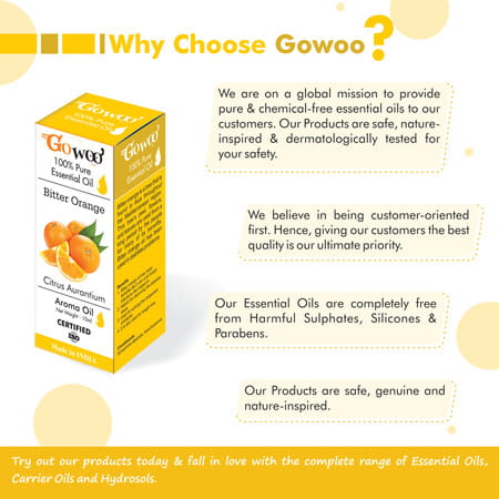 Pack Of 2 Bitter Orange Essential Oil & Rosehip Seed Oil - 100% Pure & Natural Oil