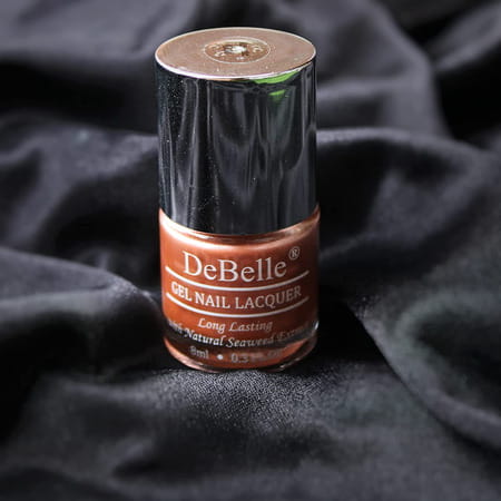 Debelle Gel Nail Lacquer Roseate Gold Metallic Gold Nail Polish-8Ml
