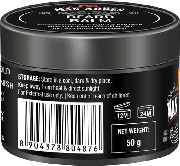 Man Arden Beard Balm Professional Styling For Gloss Finish Healthy Beard Growth 50Gm