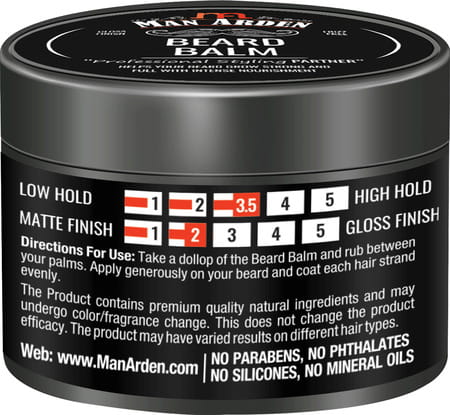 Man Arden Beard Balm Professional Styling For Gloss Finish Healthy Beard Growth 50gm