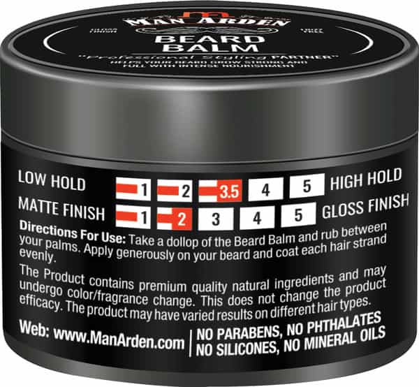 Man Arden Beard Balm Professional Styling For Gloss Finish Healthy Beard Growth 50Gm