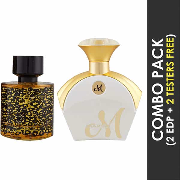 Maryaj Wild Speed For Him Edp 100 Ml & M White For Her Edp 90Ml Pack Of 2