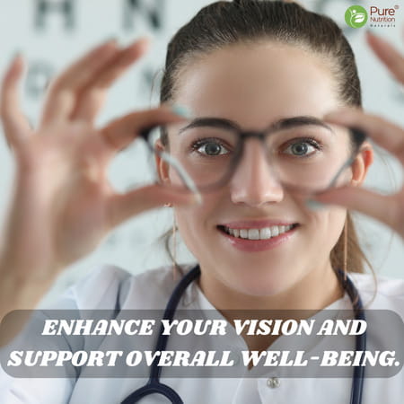 Pure Nutrition Plant-Based Vitamin A Supplement For Healthy Eye Sight - 60 Veg Capsules